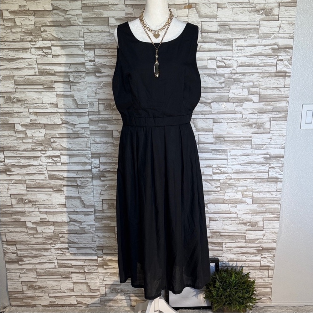 NEW LIGHT Fashion XXL  Black Sleeveless Dress